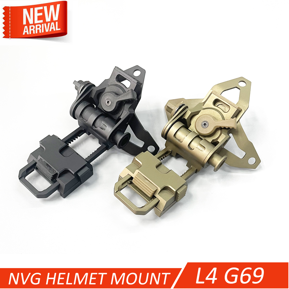 NVG Mount L4 G69 Night Vision Goggles Bridge Helmet Mounted w/Shroud Compatibility PVS14 PVS15 PVS18 PVS31 GPNVG18 PSQ36