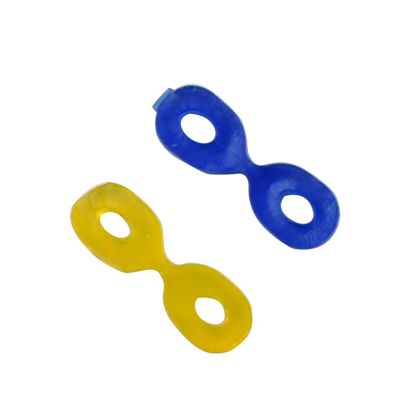 80Pcs Autoclavable Dental Elastic Rubber Fixing Wedges Matrix Matrices Dam Composite 2Sizes