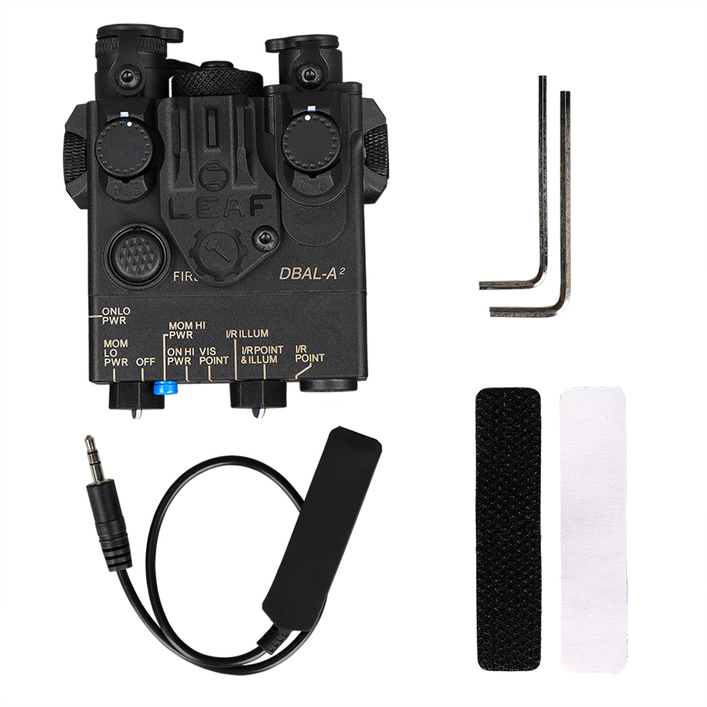 Tactical flashlight hunting Dual Beam Aiming Laser IR & Green Laser LED White Light Illuminator Nylon Version GZ15-0139G