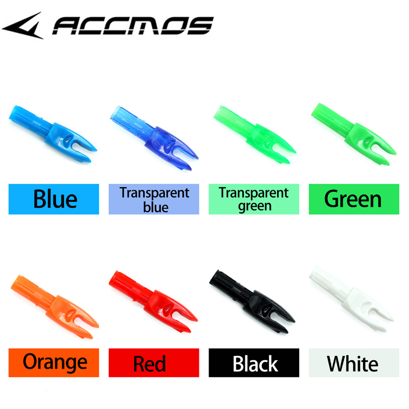 30pcs ID 5.2mm Internal Arrow Nocks Carbon Fiberglass Archery Arrow Insert Nocks Ends Tails