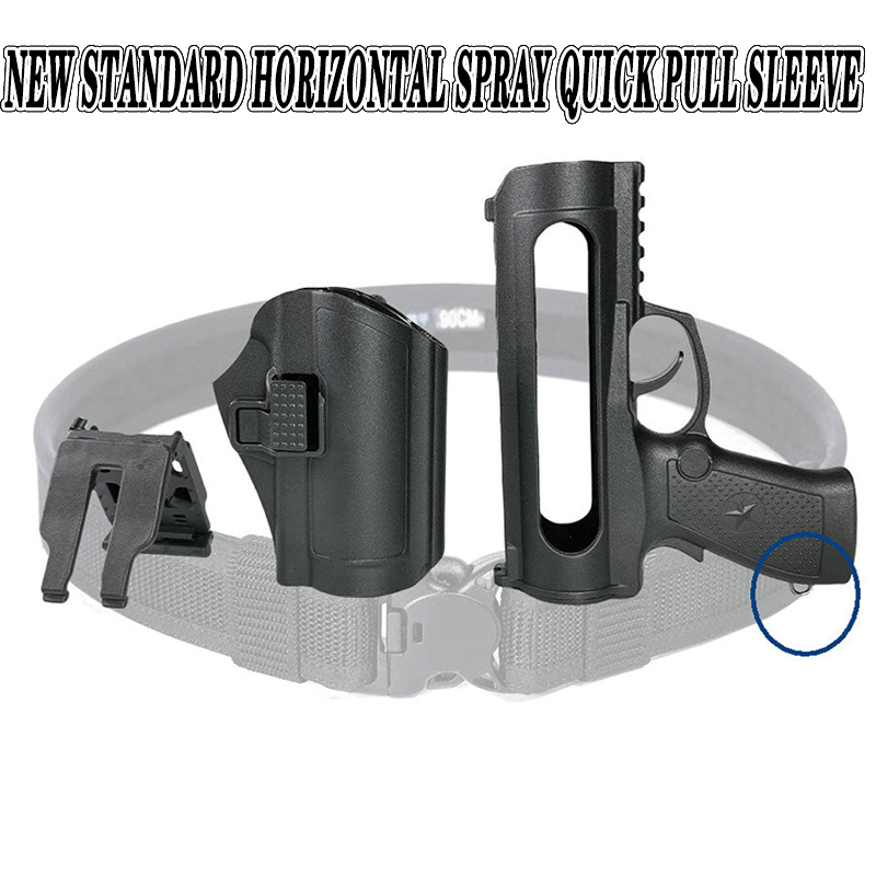 Cobra Trigger Quick-Pull Launcher Plastic Steel Fast New Standard Horizontal Spray Anti-Robbery Sleeve Ejector For Police Use