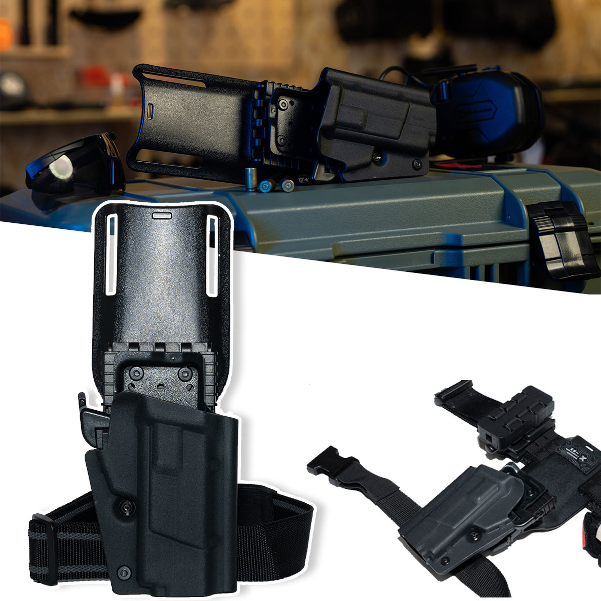 Tactical Quick-Release Holster 92G Sinking Middle Finger Unlock Holster Fast Response Hunting Airsoft Shooting Pistol Holsters