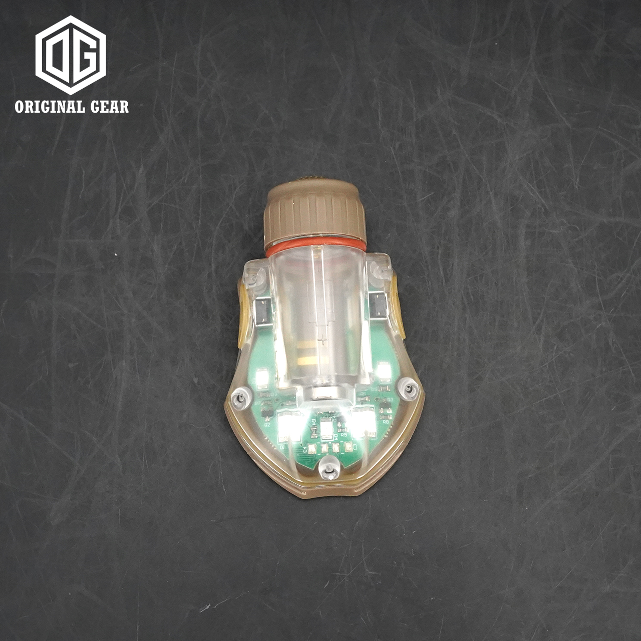 FMA Airsoft Light Flashlight IR Green Helmet Manta Strobe TAN Sand DE