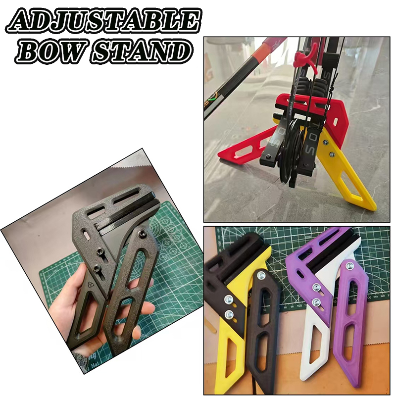 Lightweight Adjustable Compound Bow Eight-Shaped Bow Stand Outdoor Portable Folding Bow Stand Bow And Arrow Archery Accessories