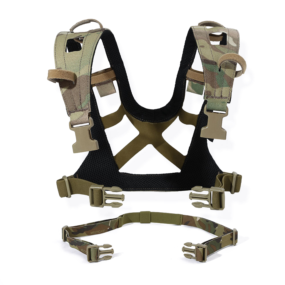 EMERSONGEAR For CP Style AIR LITE Chest Rig Harness Kit Tactical Vest Back Chest Strap Hunting Carrying System Paintball Combat