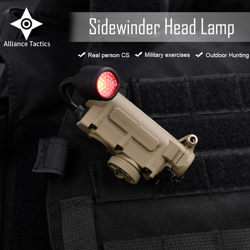 Tactical Sidewinder Fast Helmet Red Green Blue IR White Light Multifunctional Lamp Strobe IFF For Outdooring Hunting Accessories