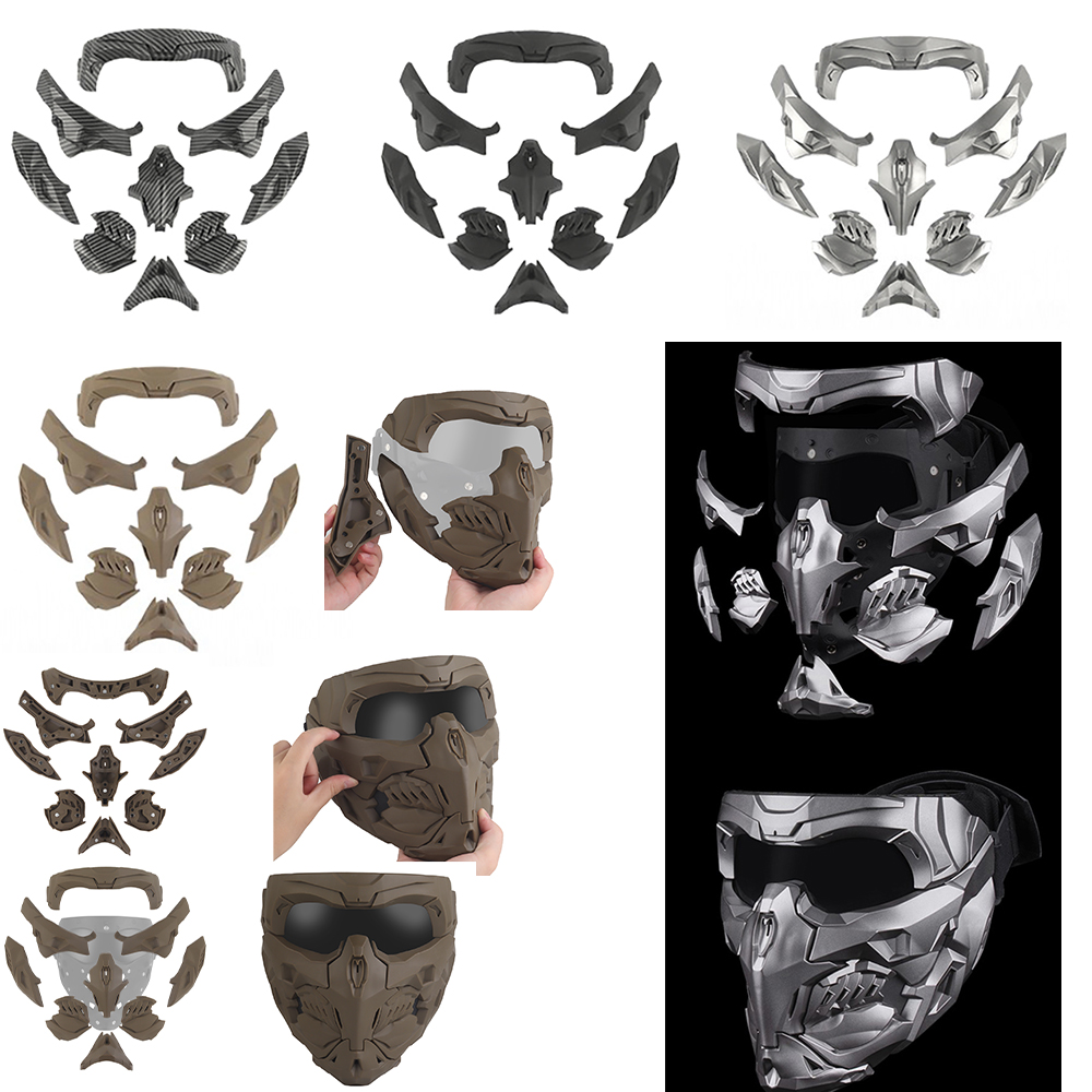 NEW Doomsday Mask Accessories Paintball Full Face Protective Masks Outdoor Tactical CS Games Protective Halloween Decoration