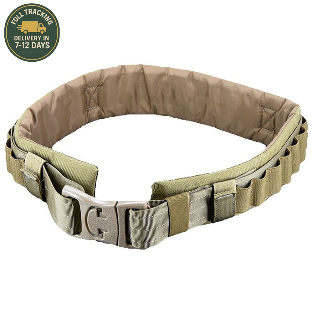 Hunting Shotgun Bullet Belt With Adjustable Quick Release Buckle