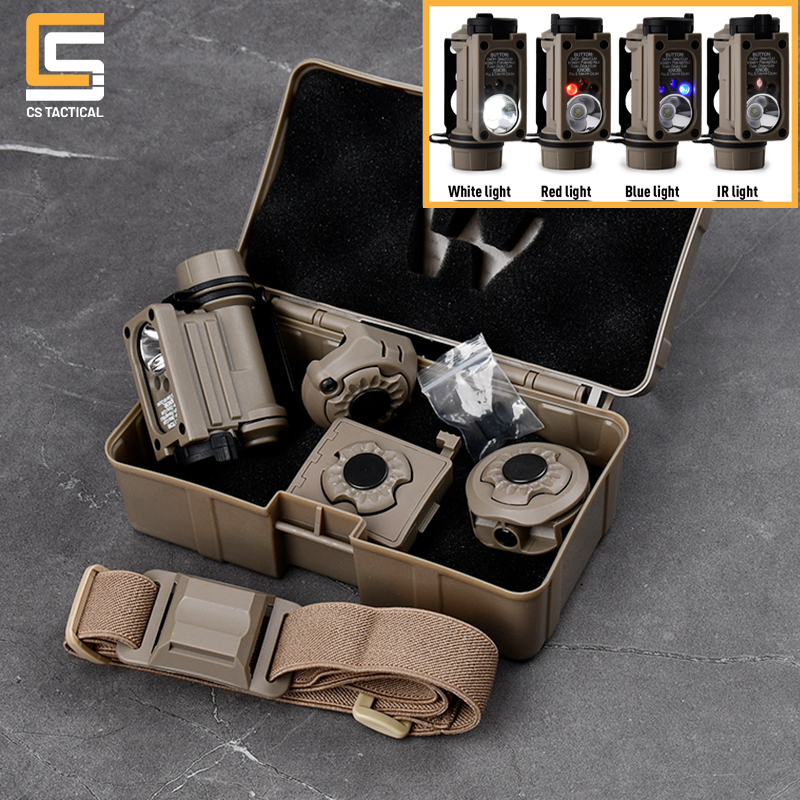 WADSN Sidewinder 2 FAST Helmet Light Red Blue IR White LED Headlamp Strobe Torch Multifunctional Tactical Lighting Equipment