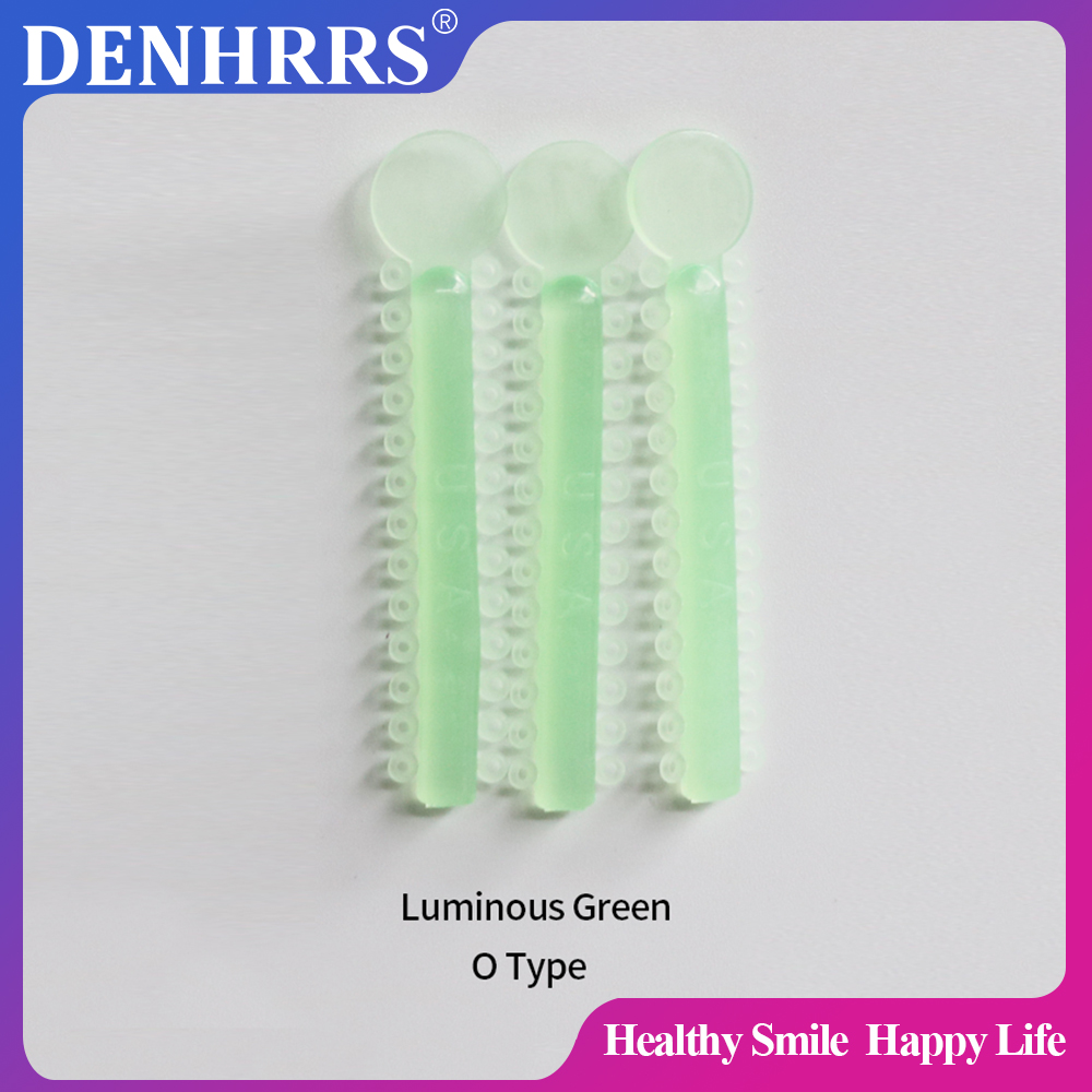 Dental Night-Light Luminous Ligature Rubber Tie for Orthodontic Brace O Tie / I Tie
