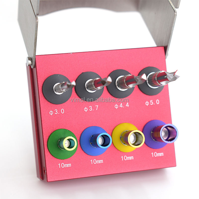 Dental Implant Bone Bur Set Drill Stainless Steel Bone Expander Kit Cutting Trephine Burs Dental Instrument