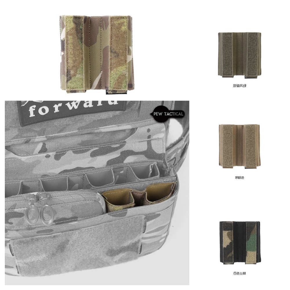 Tactical Vest Chest Hanging Double 9mm Internal Partition Flashlight Tool Pliers Pocket With Separated Magazine Bag