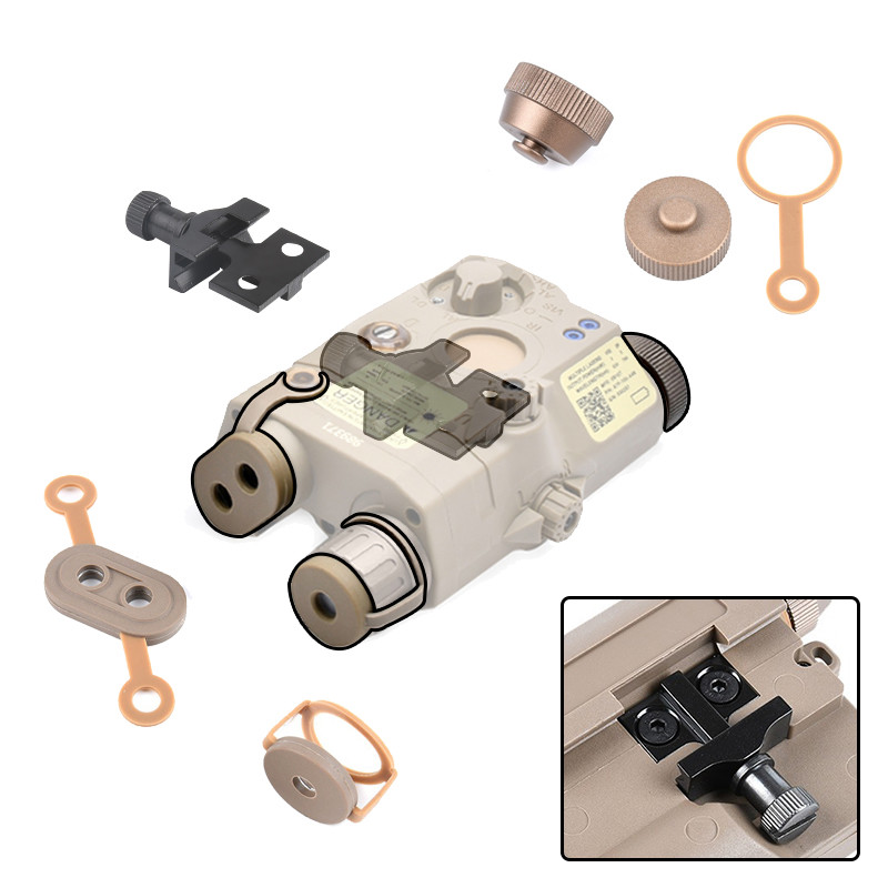 WADSN Tactical LA-5C PEQ-15 Laser Accessories Lamp Head Cover PEQ Laser Battery Cover Laser Hunting Accessories