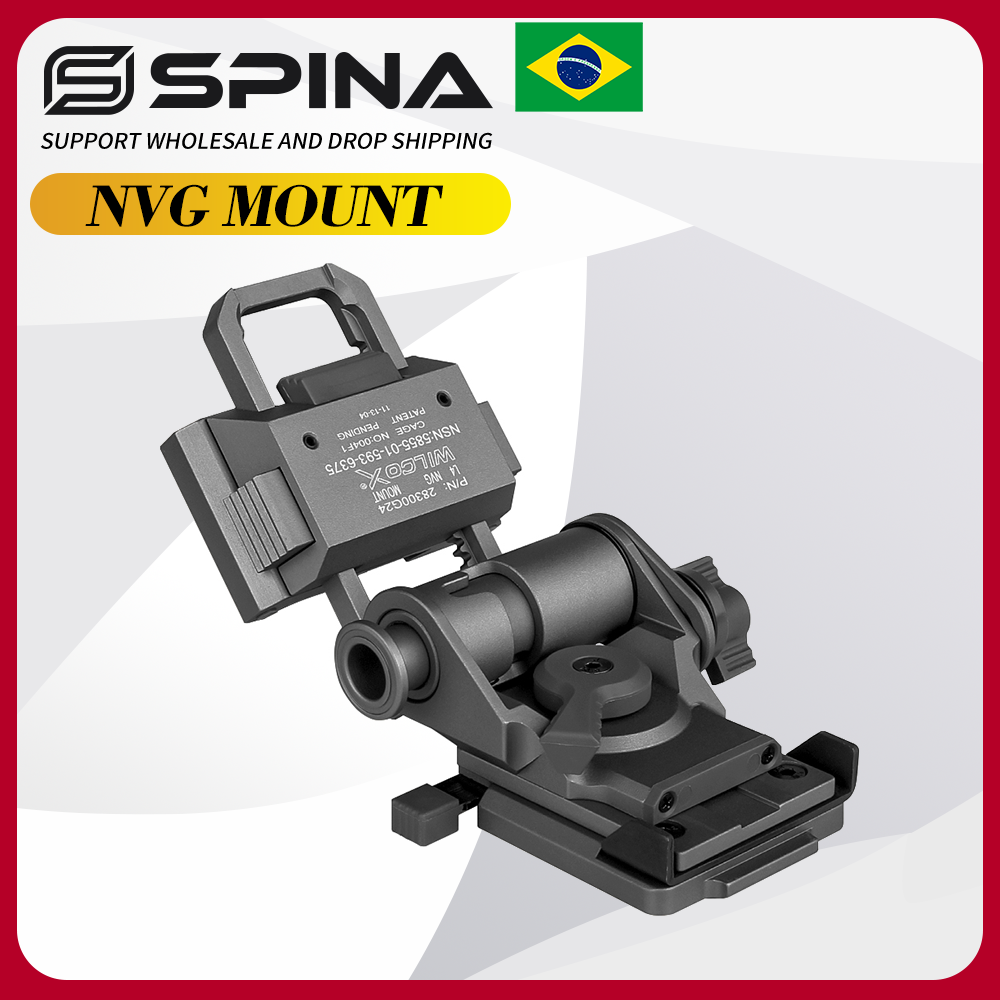 SPINA Metal L4 G24 L4G24 NVG Mount Bracket Holder For PVS15 PVS18 GPNVG18 Goggle Night Vision Stent Skip Fast OPS Helmet Parts