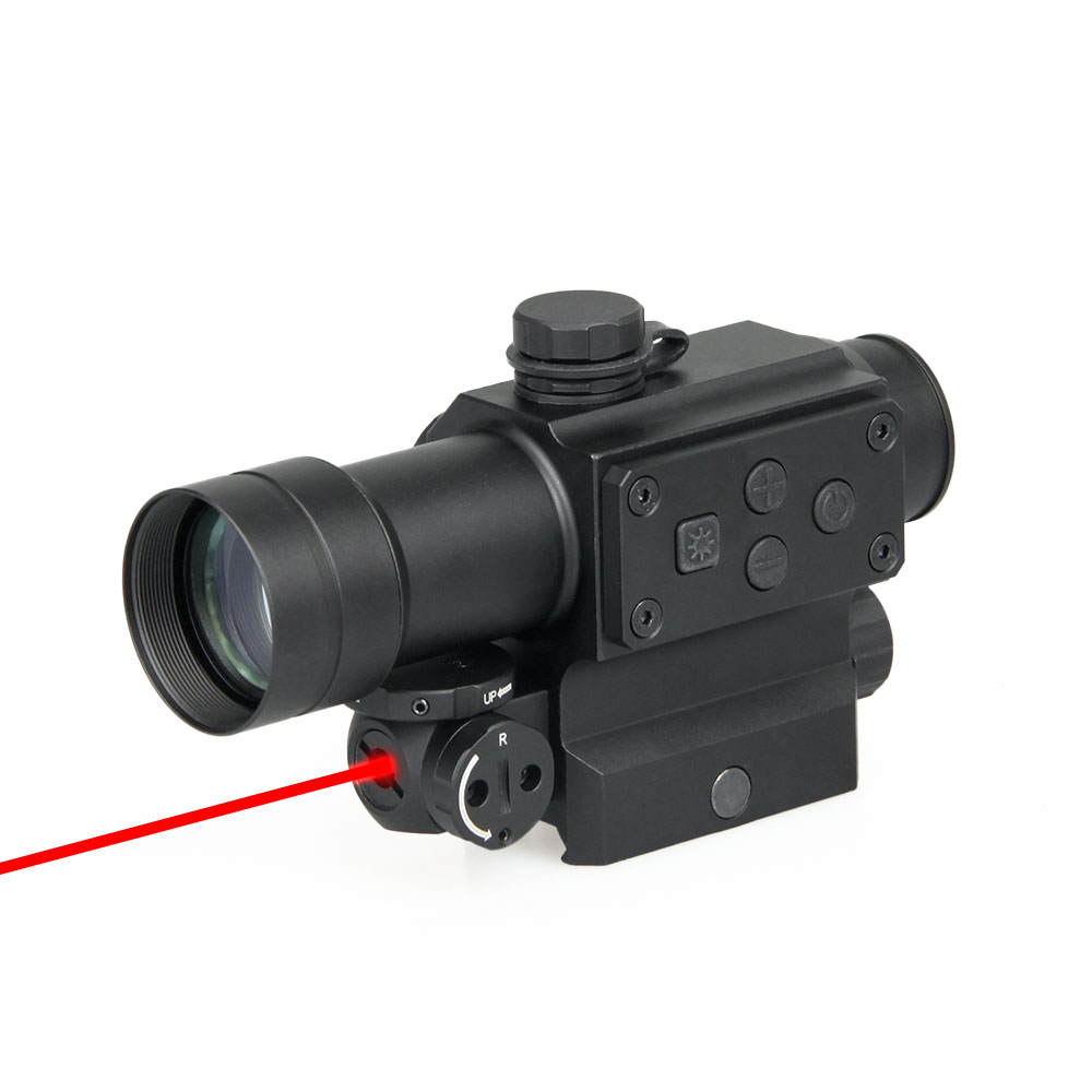 PPT Hunting 1x30 Red Green Dot Sight with Red Laser Red Dot Scope for Hunting Shooting gs2-0108