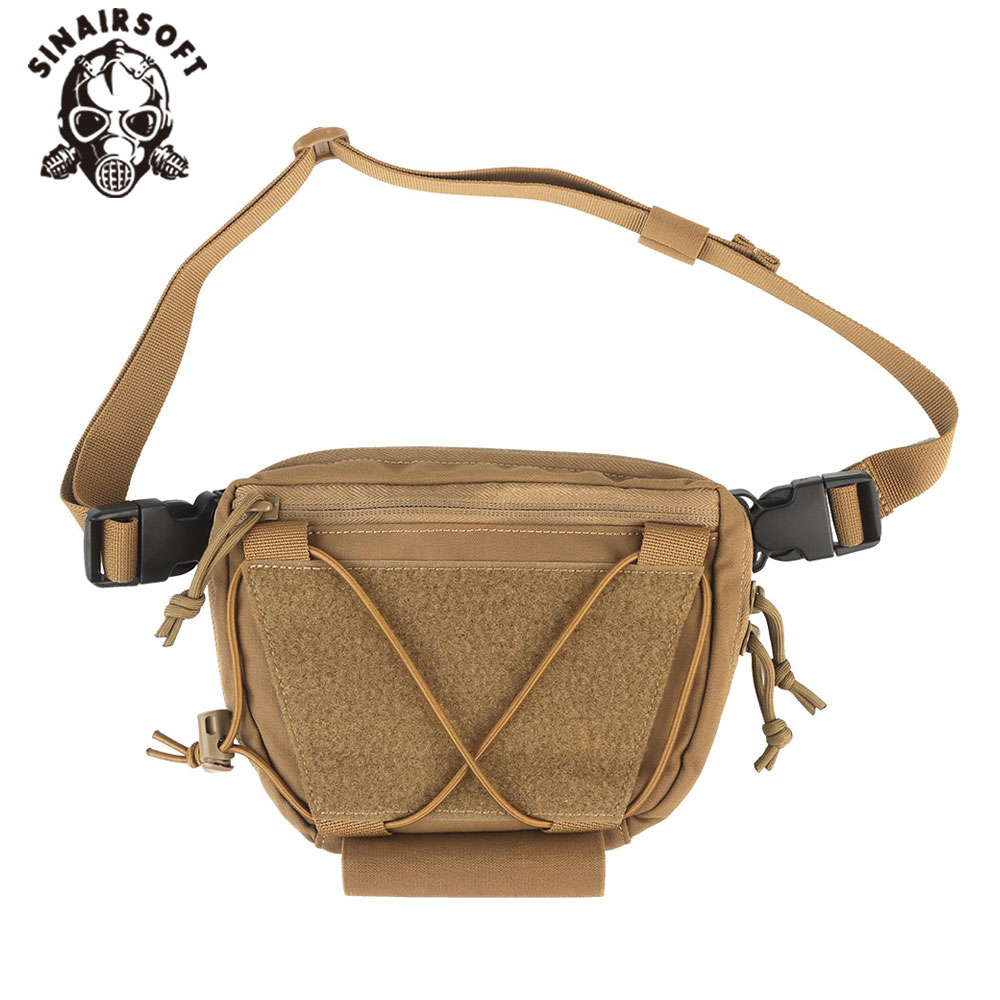 SINAIRSOFT Tactical Fanny Pack V2 Quick Deployment Raid Drop Pouch with Removable Loop Insert Medical EDC Bag for Hunting Vest