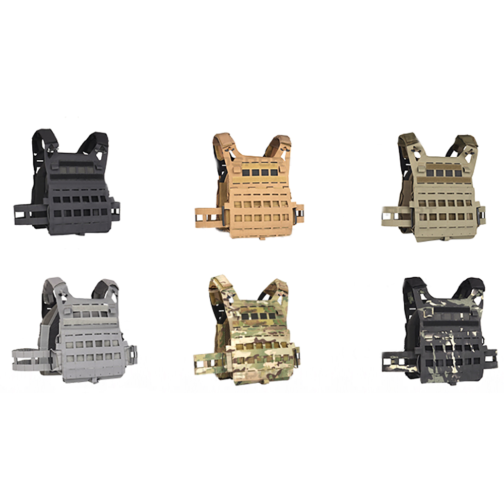 Tactical SPC Hunting Vest Laser Cut Molle Light Weight Training Vest Airsoft Paintball Wargame Combat Chest Rig