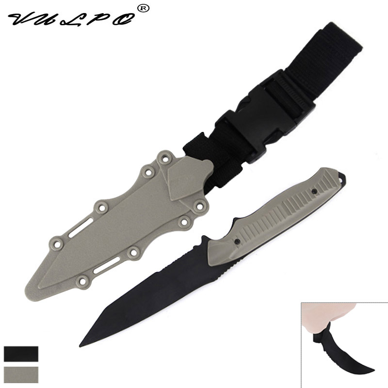VULPO Tactical Training Plastic Dagger Movie Prop Wargame Decoration Rubber Knife