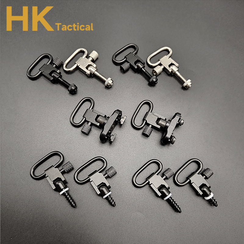 Tactical QD Sling Swivel Mount Adapter Metal Quick Detachable Gun Strap Sling Mount Ring Rifle Shotgun Hunting Gun Accessories
