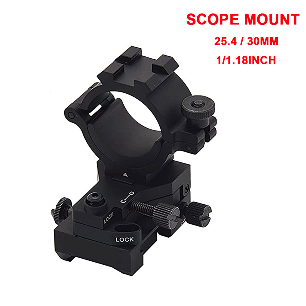 Laserspeed-Adjustable Scope Mount Rings, 1913 Rail and Weaver Rail, Tactical Mount for Scopes, Airsoft Accessories, 30mm, 25mm