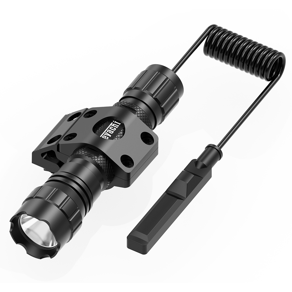 Feyachi Tactical Flashlight LED Weapon Light 1200 Lumen with Picatinny/Mlok Rail Mount and Pressure Switch Included