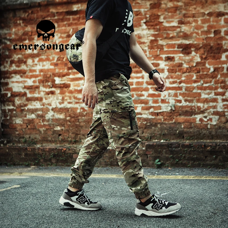 EMERSONGEAR Tacrical Fashion Ankle Banded Men Pants Trousers Business New Fashion Sweatpants Shooting Airsoft Casual Hiking