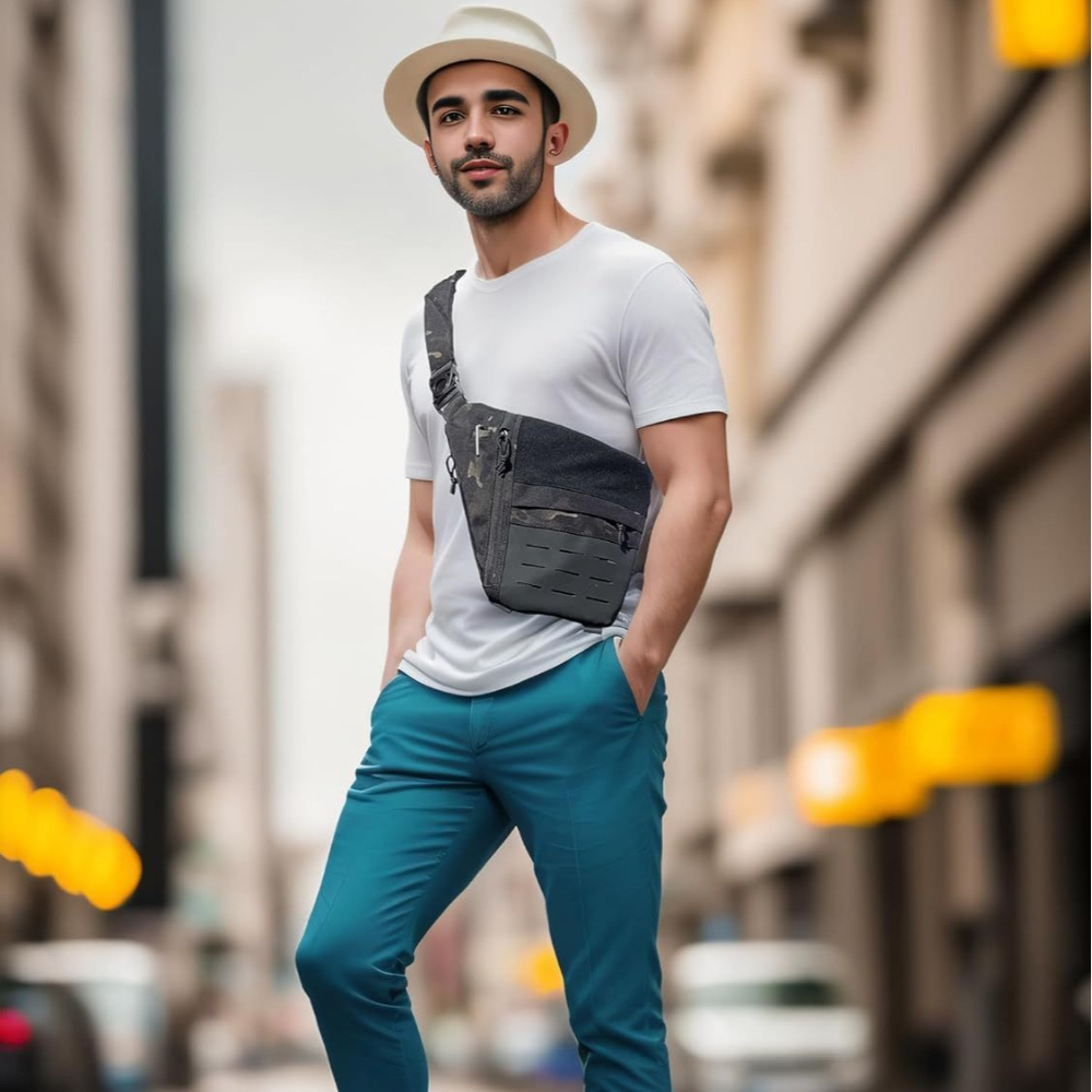 New Anti-theft Bag Chest Bag Underarm Bag Hidden Agent Molle Combat Shoulder Bag Outdoor Travel Wallet Phone Key Anti Theft Bag