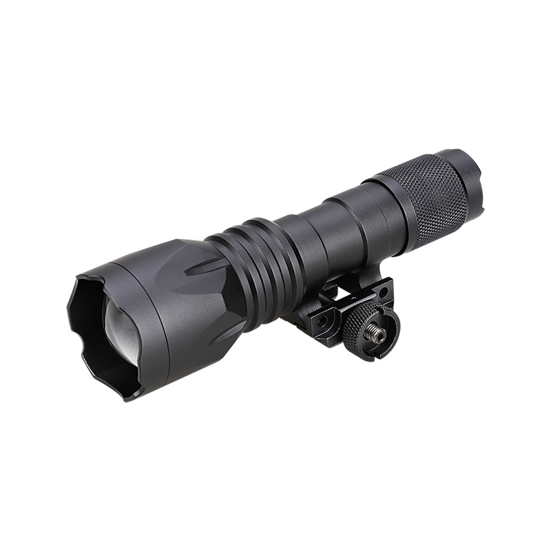 MDGRWY 1000LM Zoom Tactical Flashlight with Remote Pressure Switch Rifle Weapon Light for 20mm Picatinny Rail