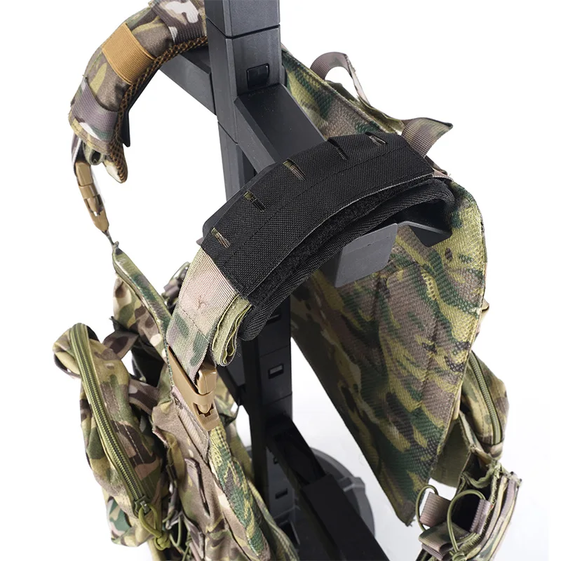 Tactical Vest Strap Shoulder Pad Shoulder Comfort Cushion Mesh Padded Molle Web 1000D Nylon for FCPC JPC XPC SS Plate Carrier