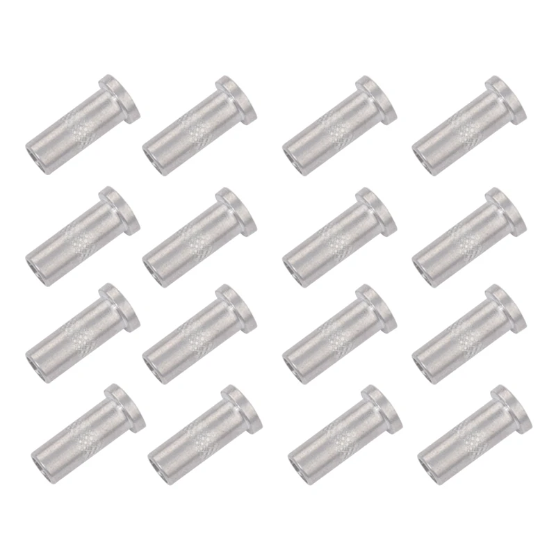 20 pcs Archery Arrow Nock Aluminum Flat Nock for Archery Crossbow Bolt Archery Bow Hunting