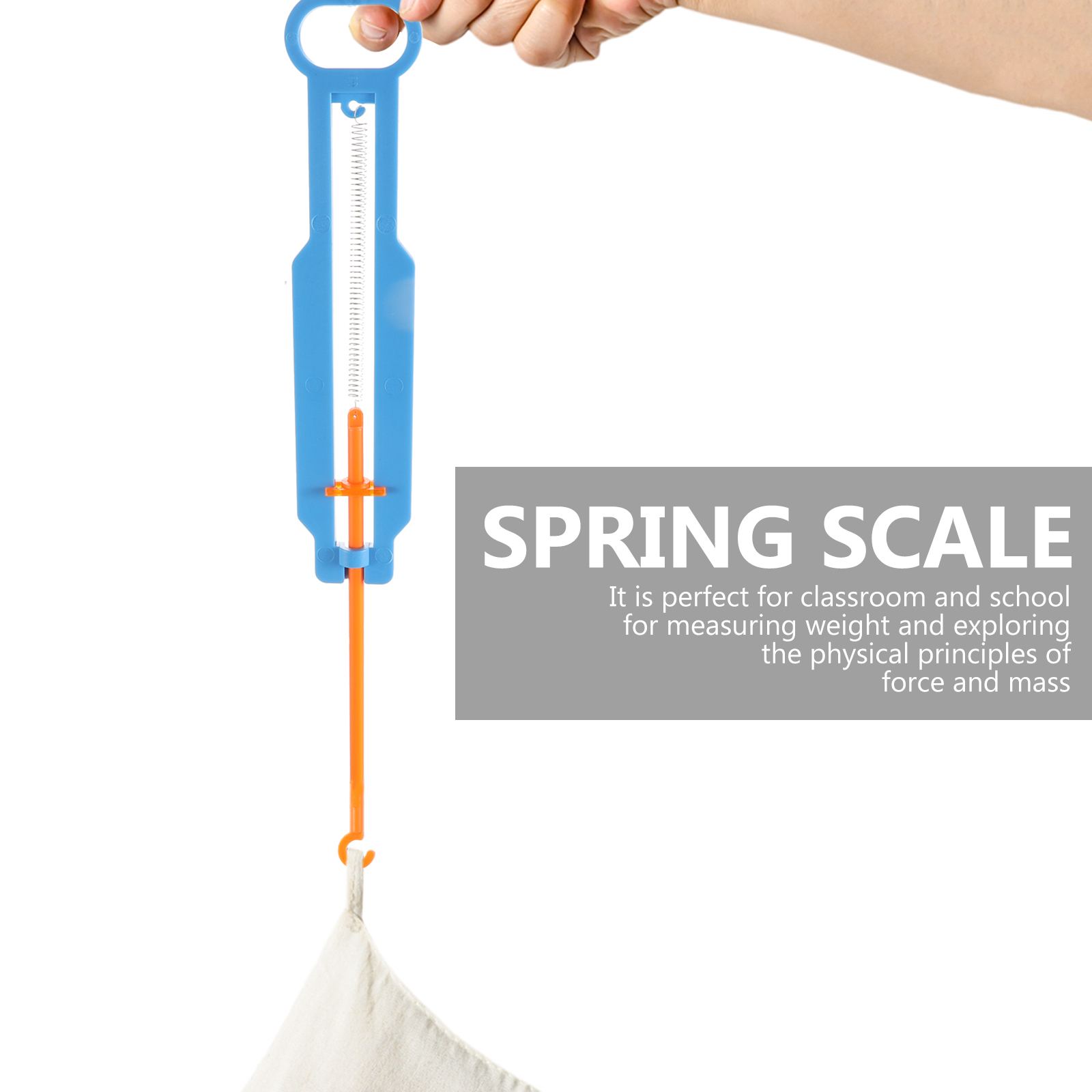 4 Sets Spring Scale Teaching Tool Balance Scales for Science Classroom Diy Learning Plastic Child