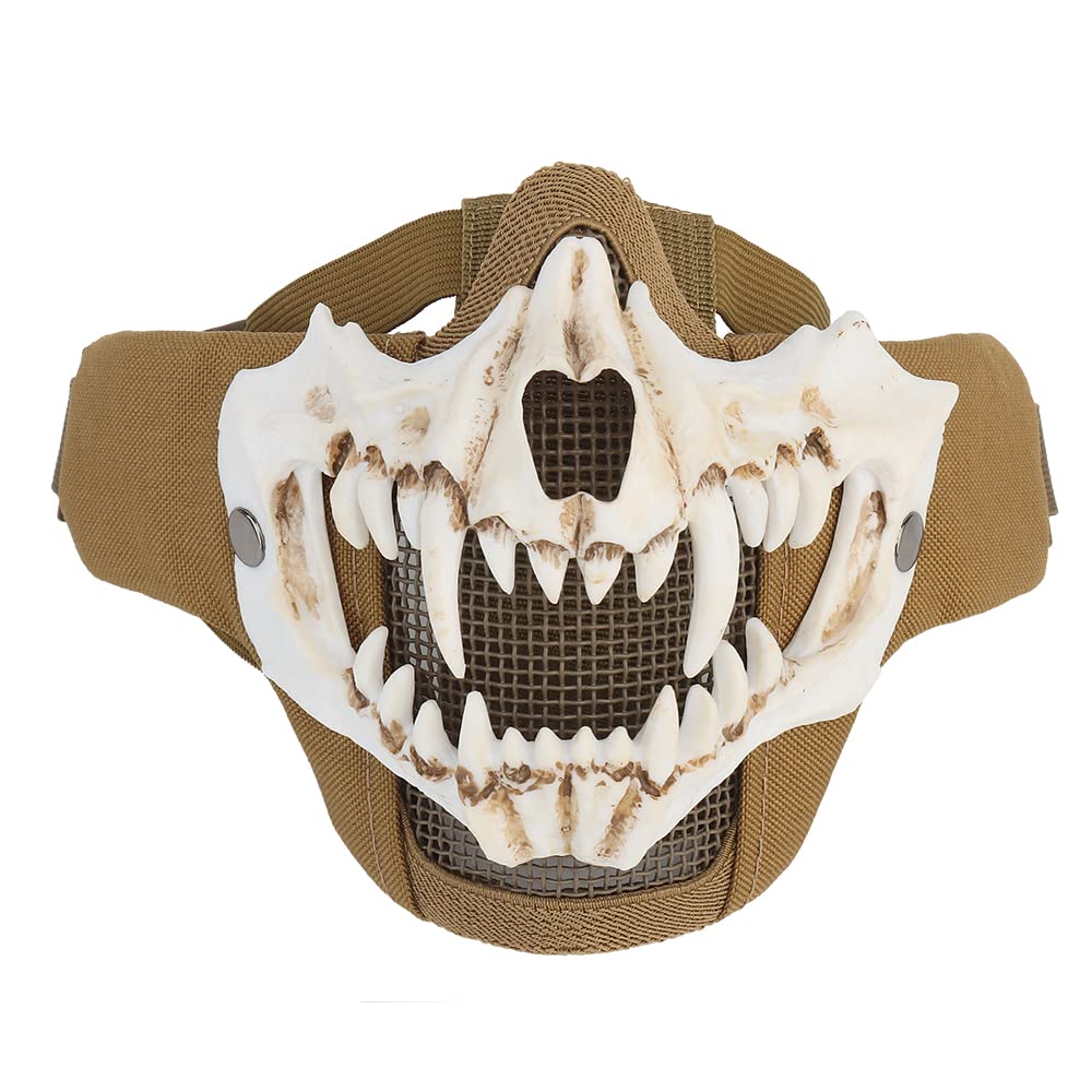 Tactical Foldable Mesh Skull Mask, Airsoft Paintball Mask, Suitable For Halloween Film And Television Props Role Play