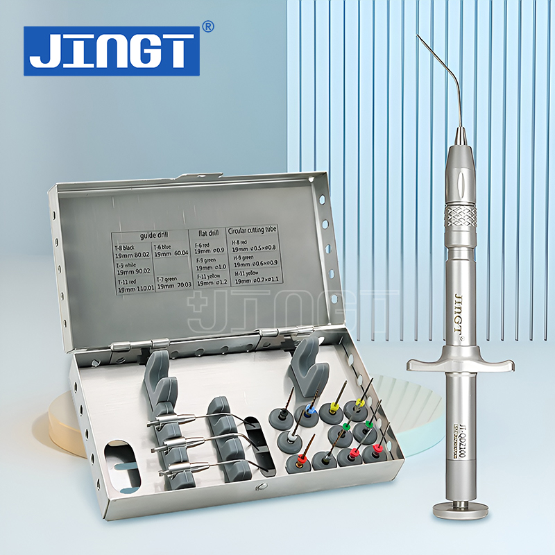 JINGT Dental Root Canal Endodontic Broken File Removal System Kit Extractors and Tools for Precise Dental Root Canal Treatment