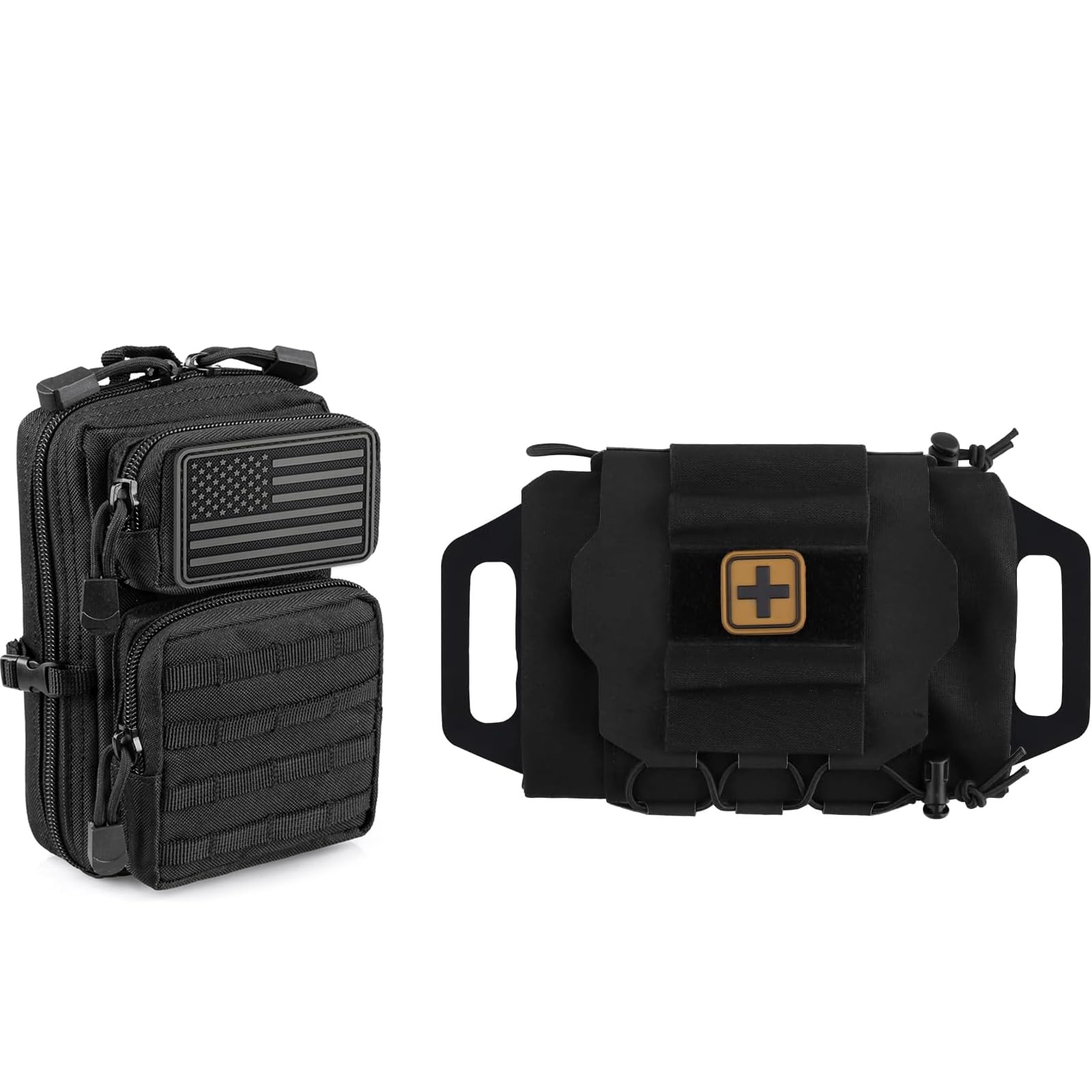 Tactical Waist Bag Molle System Accessory Bag and Outdoor Hunting First Aid Kit Edc Storage Bag for Outdoor Adventure Camping