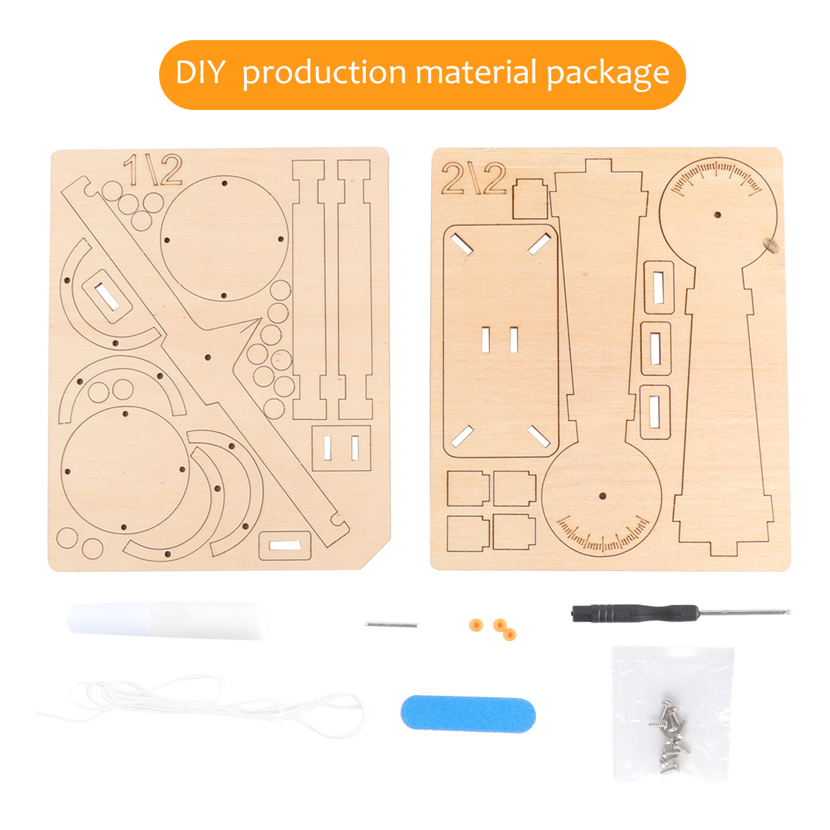 1PC DIY Balance Scale Wooden Measuring Toy Leverage Balance Toy Educational Weighing Supply for Kids Children