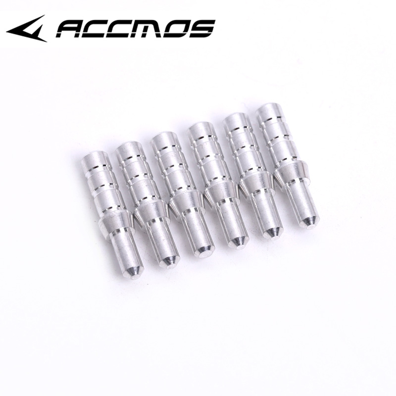 50pcs Archery Aluminum Nock Pin for ID 3.2/4.2/6.2/5.2/8.0 mm Arrow Shaft Nock Compound Recurve Bow Arrows