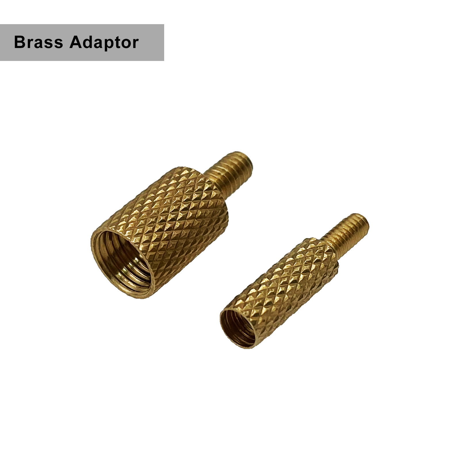 Gun Cleaning Rod Fitting Adapters Solid Brass Adaptor Male Thread 5-40 Female 8-32 5/16-27