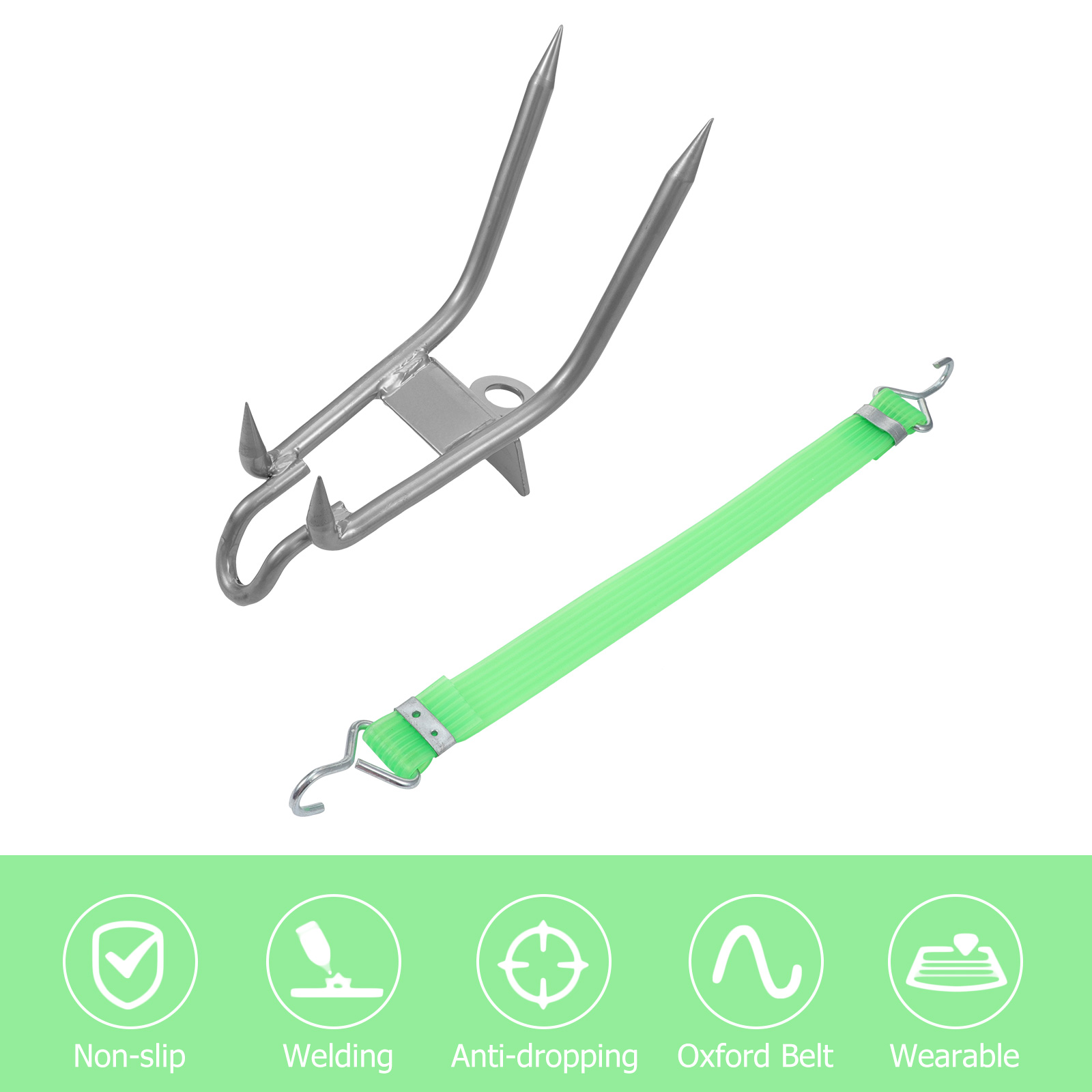 Cat's Claws Tree Shoes Sharp Durable Spikes Tools High Altitude Work Widened Sole Firm Grasping Aluminum Alloy Picking