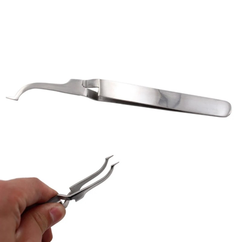 1pcs Dental Orthodontic Posterior Bracket Buccal Tube Bonding Tweezer Holder Placer Instrument Dentistry Tool