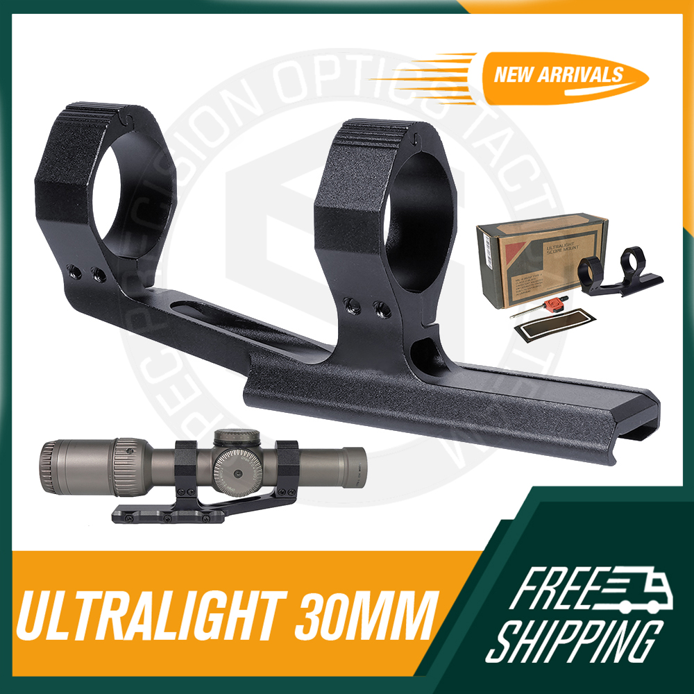 New REP Ultralight RifleScope Mount 30mm tube 1.50" Height Aluminum Ring/Base Torque15 in/lbs Fit Mil-Spec 1913 Picatinny Rail