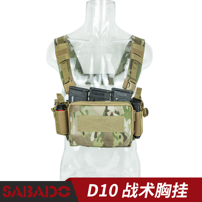 Outdoor Enthusiast's Choice: Lightweight, Strong, and Wear-Resistant Triple Rifle Magazine Pouch with MOLLE System Compatibility