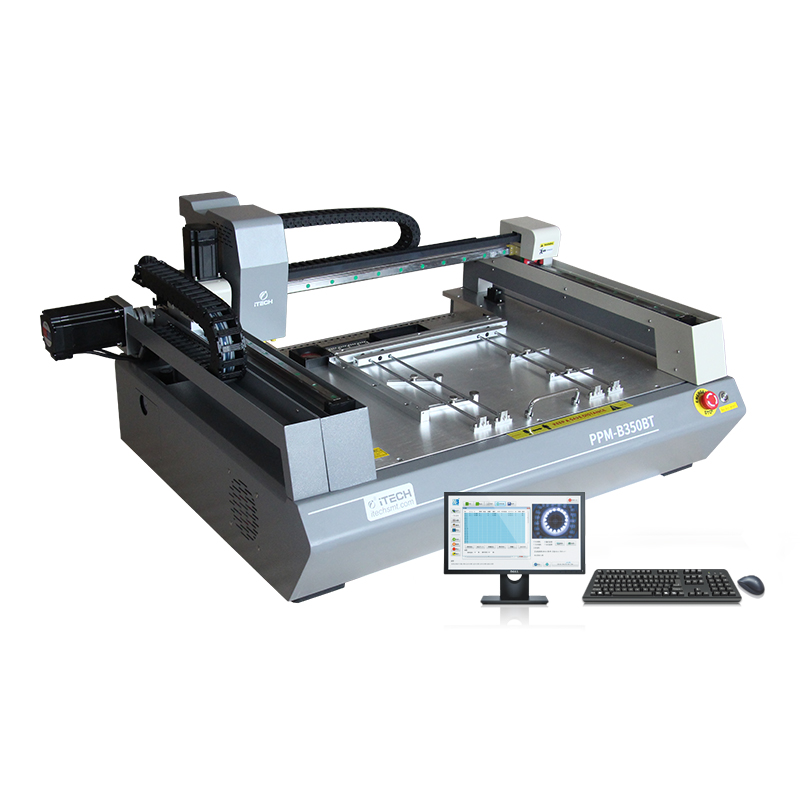 Electronic Production Machinery PPM-B350BT Pick And Place Machine 4 Head Production Line Desktop Pick And Place Machine