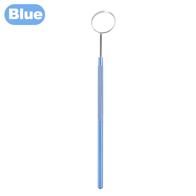 Dental Mouth Mirror with Handle Stainless Steel Oral Cavity Mirror Dental Oral Care Mirror Dental Lab Tools