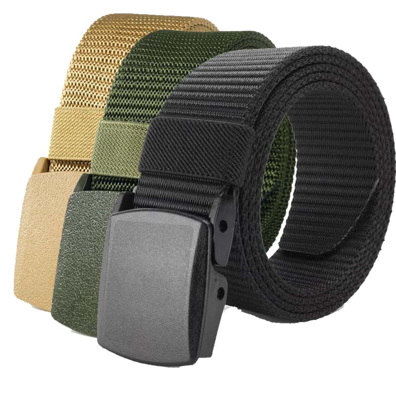 150CM Belts Men's Military Training Safety Outdoor Tactical Work Pants Belts Leisure fabric High quality accessories Belt