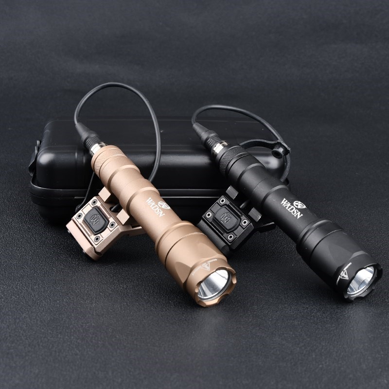 WADSN SF Surefir M600 M300 M600C M300A Tactical Flashlight Airsoft Weapon Gun Scout Light Accessories Modbutton Pressure Switch
