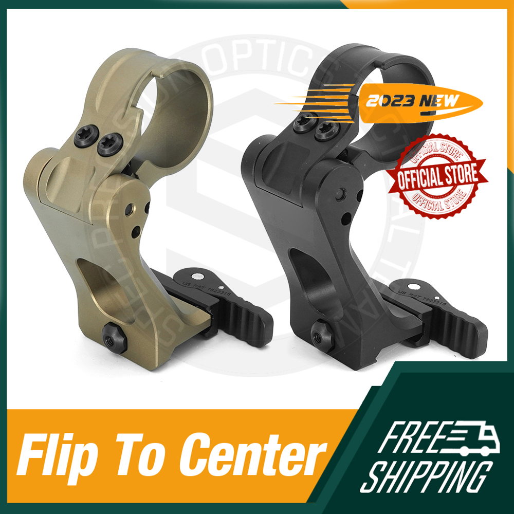 Tactical 2.91" FTC AIM Mount Flip To Center QD Lever Quick Release Optics Scopemount For 30mm Magnifier Scope