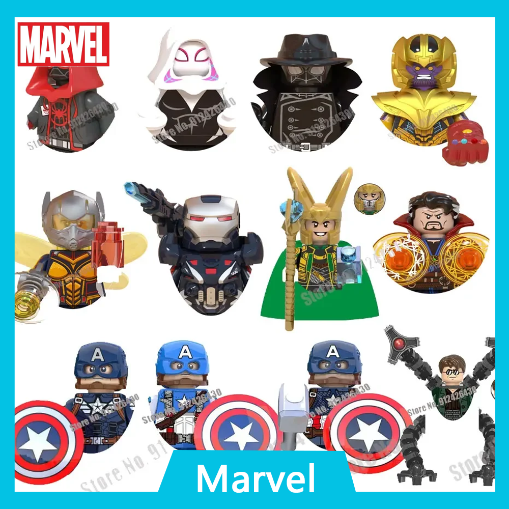 Disney Marvel Superhero Captain America Figures Building Blocks minifigures Toys Children's Birthday Gifts