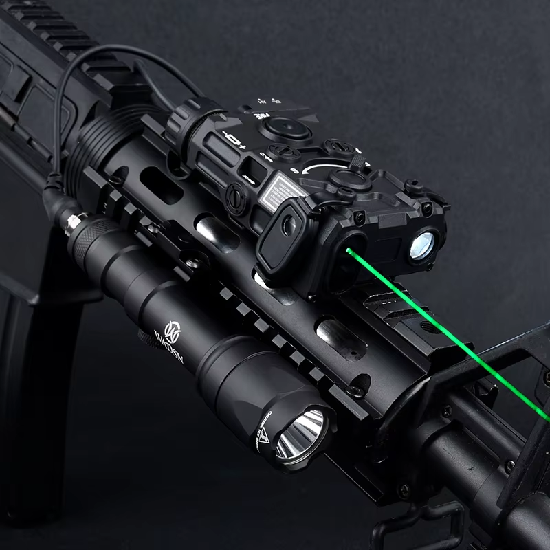 Tactical OGL Red Dot Green Blue IR Laser SF M300A M600C Flashlight Strobe LED Scout Light Dual Remote Switch For Hunting Weapon