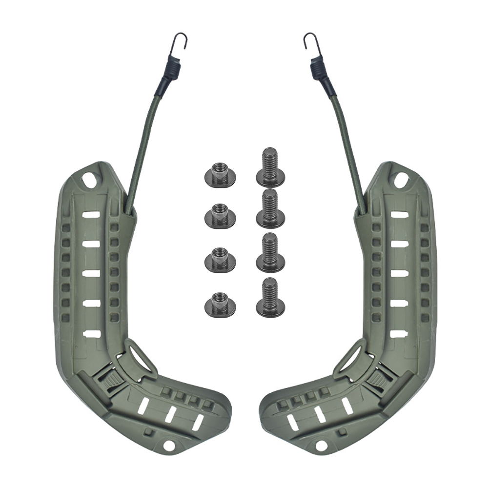 Hunting Tactical Helmet Side Rail Guide Set For MICH Fast IBM Side Rail Bracket Helmet Holder Airsoft Accessory