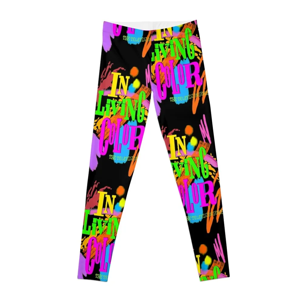 In Living Color Leggings Women's trousers gym sportswear woman Womens Leggings